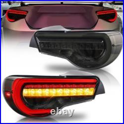 VLAND LED Tail Lights For 12-20 Toyota 86 Subaru BRZ Scion FR-S Rear Lamp Smoked