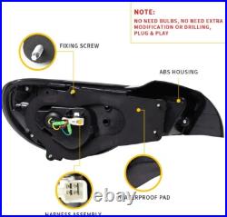 VLAND LED Tail Lights For 12-20 Toyota 86 Subaru BRZ Scion FR-S Rear Lamp Smoked