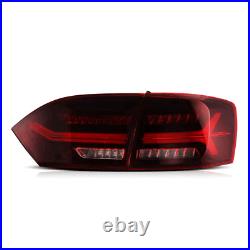 VLAND LED Tail Lights For 2011-2014 Volkswagen VW Jetta WithSequential Signal Turn