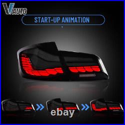 VLAND LED Tail Lights For 2011-2017 BMW 5 Series F10 F18 Smoke Lens Sequential
