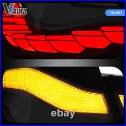 VLAND LED Tail Lights For 2011-2017 BMW 5 Series F10 F18 Smoke Lens Sequential