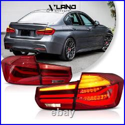 VLAND LED Tail Lights For 2012-2018 BMW 3Series F30 F35 F80 RED Rear Sequential