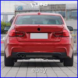 VLAND LED Tail Lights For 2012-2018 BMW 3Series F30 F35 F80 RED Rear Sequential