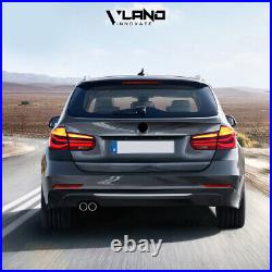 VLAND LED Tail Lights For 2012-2018 BMW 3Series F30 F35 F80 RED Rear Sequential