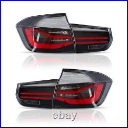 VLAND LED Tail Lights For 2012-2018 BMW F30 F35 F80 M3 LCI Style Clear Rear Lamp