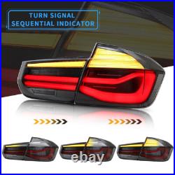 VLAND LED Tail Lights For 2012-2018 BMW F30 F35 F80 M3 LCI Style Clear Rear Lamp
