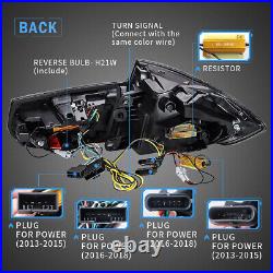VLAND LED Tail Lights For 2012-2018 BMW F30 F35 F80 M3 LCI Style Clear Rear Lamp