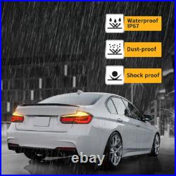 VLAND LED Tail Lights For 2012-2018 BMW F30 F35 F80 M3 LCI Style Clear Rear Lamp