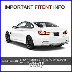 VLAND LED Tail Lights For 2014-2020 BMW 4-Series M4 F32 F33 F36 F82 F83 GTS Set