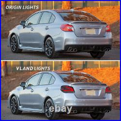 VLAND LED Tail Lights For 2015-2021 Subaru WRX & WRX STI Plug & Play Rear Lamps