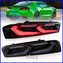 VLAND LED Tail Lights For 2016-2018 Chevy Camaro Rear Brake T WithSequential Turn