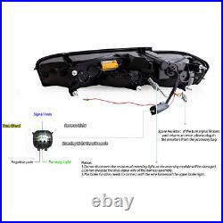 VLAND LED Tail Lights For 2016-2018 Chevy Camaro Rear Brake T WithSequential Turn