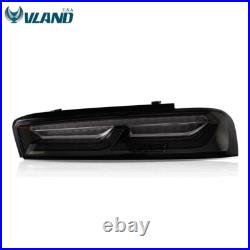 VLAND LED Tail Lights For 2016-2018 Chevy Camaro Rear Lamps withYellow Sequential VLAND LED Tail Lights For 2016-2018 Chevy Camaro Rear Lamps withYellow Sequential