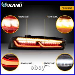 VLAND LED Tail Lights For 2016-2018 Chevy Camaro Rear Lamps withYellow Sequential
