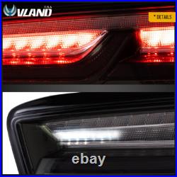 VLAND LED Tail Lights For 2016-2018 Chevy Camaro Rear Lamps withYellow Sequential