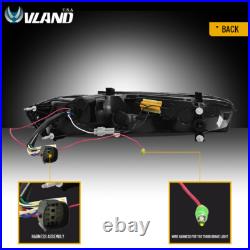 VLAND LED Tail Lights For 2016-2018 Chevy Camaro Rear Lamps withYellow Sequential