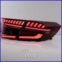 VLAND LED Tail Lights For 2018-2022 Honda Accord Sedan LED Red Rear Lights