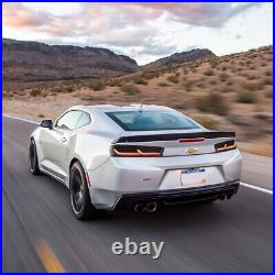 VLAND LED Tail Lights For Chevy Camaro 2016-2018 DRL FULL Smoked Rear Lights