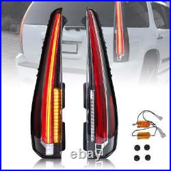 VLAND LED Tail Lights For GMC Yukon Chevrolet Tahoe Suburban 2007-2014 Rear Lamp