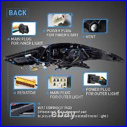 VLAND LED Tail Lights For Hyundai Elantra Sedan 2011-15 withSequential Turn Signal