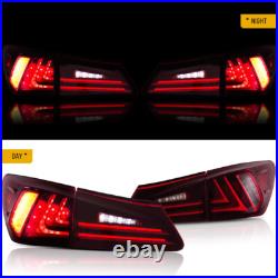 VLAND LED Tail Lights For Lexus IS250 IS350 ISF 2006-2013 RED A Pair Rear Lamps