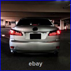 VLAND LED Tail Lights For Lexus IS250 IS350 ISF 2006-2013 RED A Pair Rear Lamps