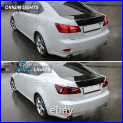 VLAND LED Tail Lights For Lexus IS250 IS350 ISF 2006-2013 Red Rear Lamps Pair US