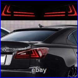 VLAND LED Tail Lights For Lexus IS250 IS350 ISF 2006-2013 Red Rear Lamps Pair US