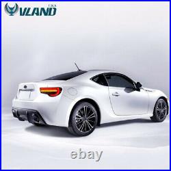 VLAND LED Tail Lights For Toyota 86 & Subaru BRZ & Scion FR-S Smoked Rear Lights