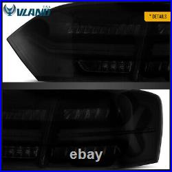 VLAND LED Tail Lights For Volkswagen Jetta MK6 2011-2014 Smoked Rear Brake Lamps