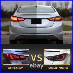 VLAND LED Tail Lights Set For 2011-15 Hyundai Elantra Sedan withSequential Signal