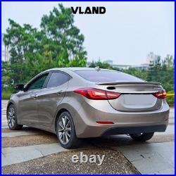 VLAND LED Tail Lights Set For 2011-15 Hyundai Elantra Sedan withSequential Signal