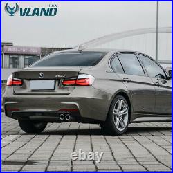 VLAND LED Tail Lights Smoked Fits For BMW 3 Series F30 2012-2015 LED Sequential