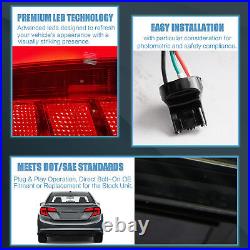 VLAND LED Tail Lights Smoked Rear Lamps Assembly For Toyota Camry 2012 2013 2014