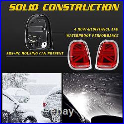 VLAND LED Tail lights Assembly for 2014-2021 BMW Mini Cooper F55 F56 F57 Chrome
