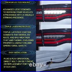VLAND LED Tail lights For 2011-2014 Dodge Charger DRL Sequential & Animation