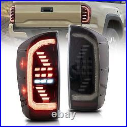 VLAND LED Taillights For Toyota Tacoma 2016-2021 Sequential Indicators Near Lamp