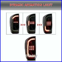 VLAND LED Taillights For Toyota Tacoma 2016-2021 Sequential Indicators Near Lamp