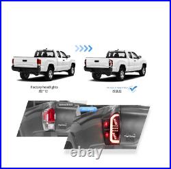 VLAND LED Taillights For Toyota Tacoma 2016-2021 Sequential Indicators Near Lamp