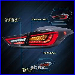 VLAND Led Rear Lamps For 2011-2015 Hyundai Elantra Sedan Coupe Tail Lights US