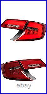 VLAND Pair LED Tail Lights Fit Toyota Camry 2012 2013 2014 Rear Lamps Assembly