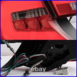 VLAND Pair LED Tail Lights Fit Toyota Camry 2012 2013 2014 Rear Lamps Assembly