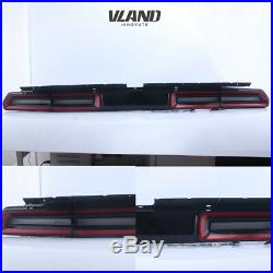 VLAND Pair Red LED Tail Lights For Dodge Challenger 2008-2014 LED Rear Lights