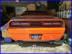 VLAND Pair Red LED Tail Lights For Dodge Challenger 2008-2014 LED Rear Lights