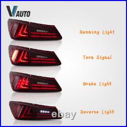 VLAND Pair Red Tail Lights & Headlights Fit For Lexus IS250 IS350 ISF 2006-2012