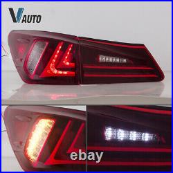 VLAND Pair Red Tail Lights & Headlights Fit For Lexus IS250 IS350 ISF 2006-2012