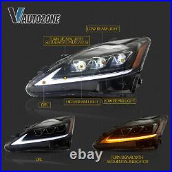 VLAND Pair Red Tail Lights & Headlights Fit For Lexus IS250 IS350 ISF 2006-2012