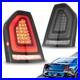 VLAND Pair Smoky LED Tail Lights For 2011-2014 Chrysler 300 WithStartup Animation