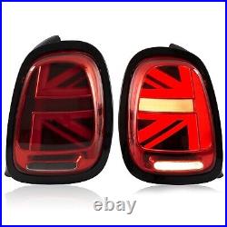 VLAND Red Full LED Tail Lights For Mini Cooper F55 F56 F57 2014-2022 Rear Lamps