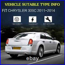 VLAND SMOKED LED Tail Lights Fit 2011-2014 Chrysler 300 Startup Sequential Pair